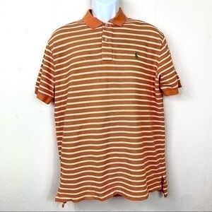 Polo Ralph Lauren Men’s Shirt Striped Orange L